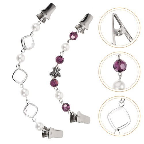 Metal sweater clip with - metal,