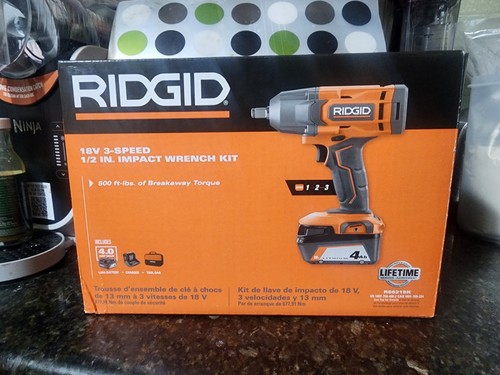 Ridgid r86215k 18v - 18v, 1/2