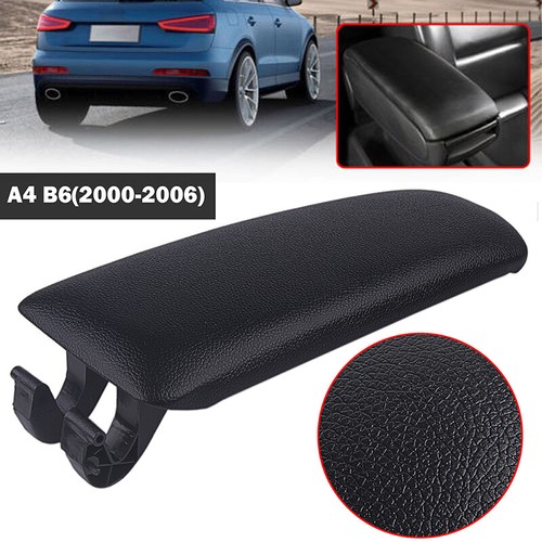 Leather center console armrest - leather,