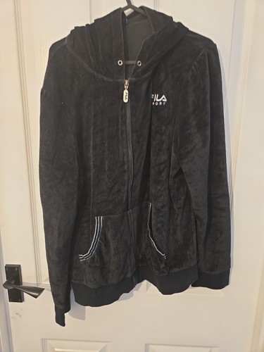 Fila sport velour jacket - velour,