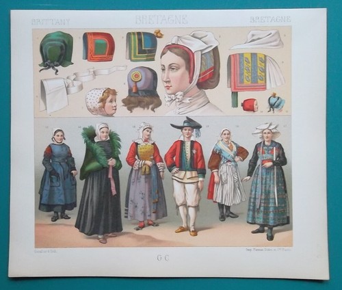Brittany costume girls bonnets - brittany,