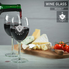 Personalised Wine Glass Any Text Engraved Glassware Drinkware Gift Christmas