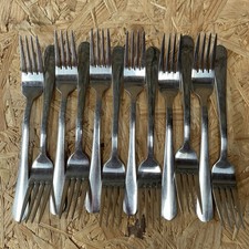 12 Forks - Cutlery - Stainless Steel - Restaurant Quality