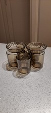 5 Arc France Smoked Glass Mugs
