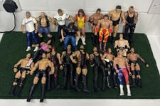 WWE Wrestling Figures Bundle of 20 Mattel Some Vintage Some Rare Job Lot  Used