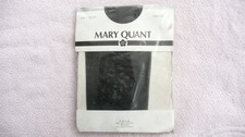 Mary Quant Fancy Tights - New - Black - "Tiger" - One Size