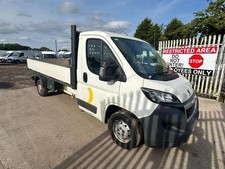 2017 Peugeot Boxer 335 lwb 2.0 flat bed dropside Hdi noisy engine Euro 6 Vat Inc