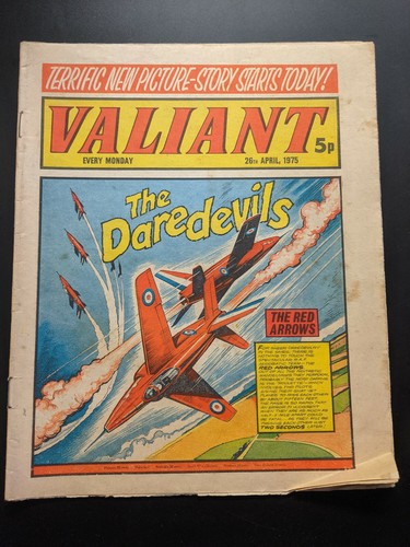 Valiant comic april 26th 1975 - comic,