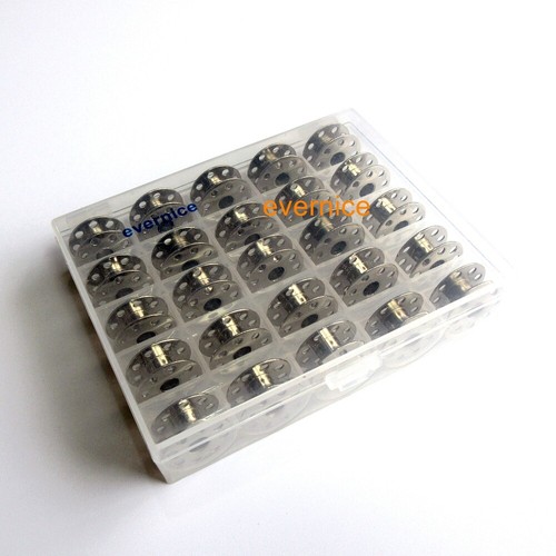 White metal bobbin - metal,