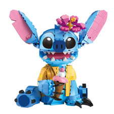 Stitch Ice Cream Building Blocks Cartoon Cute Children Puzzle Assembly Toys