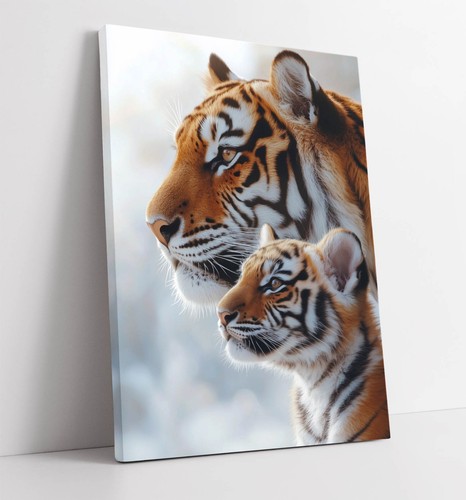 Majestic tiger and - and, -framed