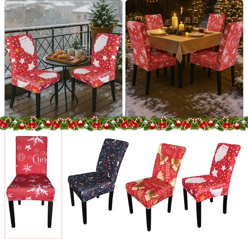 Stretch chair covers xmas - chair,