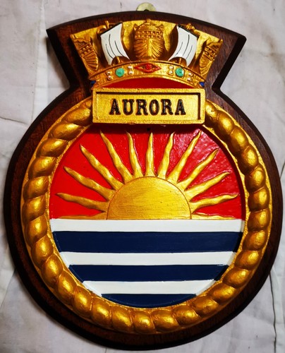 Hms aurora ship - crest, badge