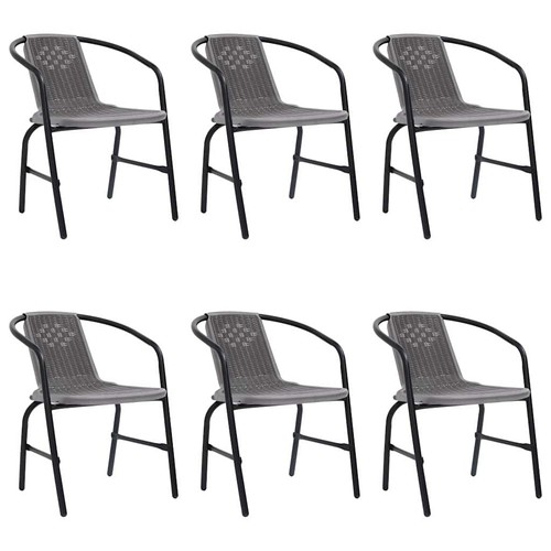 Vidaxl garden chairs - 6x,