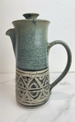 Stoneware coffee pot - coffee, tall