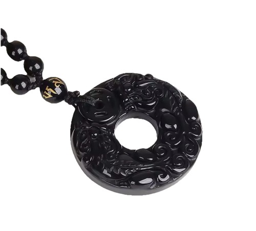 Chinese dragon circle amulet - dragon,