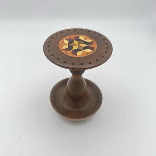 Antique wooden earing holder - earing,