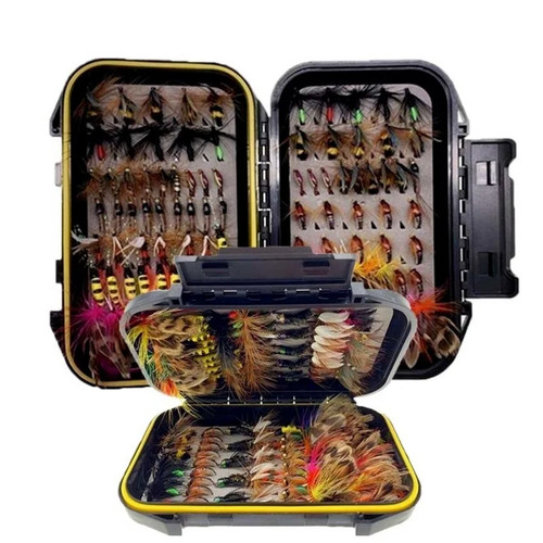 Fly fishing flies - fishing, collection