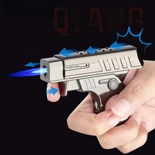 ✅Free Name Engrave ✅Windproof  Jet gas lighter ✅ Christmas Present ✅#244