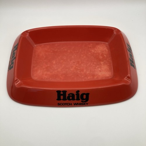 Haig ashtray scotch - whisky, red