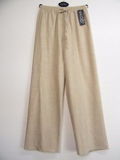 SALOOS ELASTICATED WAIST LINEN LOOK TROUSERS 11 COLS SIZES: 12 14 16 18 20 22 