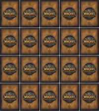 20 x Trading Card in Clear