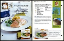 Salmon Fillets + White Wine & Chive Sauce #88 Fish Ready Steady Cook Recipe Page
