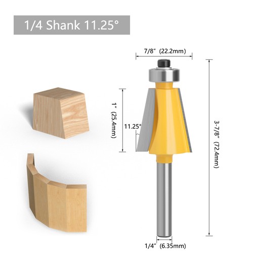 Shank 11 25 - 1/4''shank, degree
