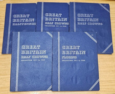 Job Lot 5 Whitman's Coin Folders Empty