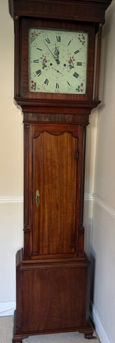 Georgian mahogany longcase - mahogany,