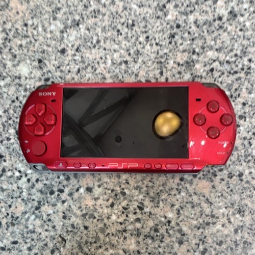Sony psp red handheld video - sony,