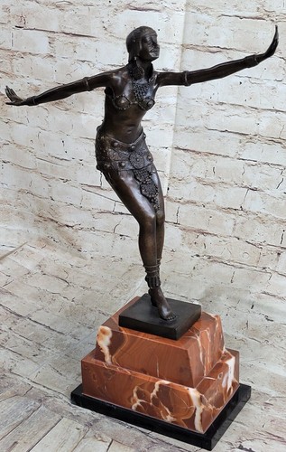 Art deco dancer - art, bronze