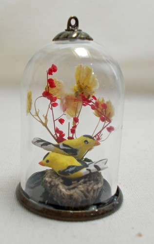 Doll house miniature bird - house,
