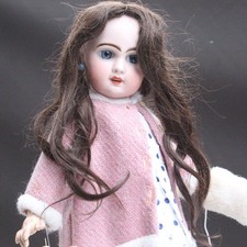 Antique jumeau doll wig real - jumeau,