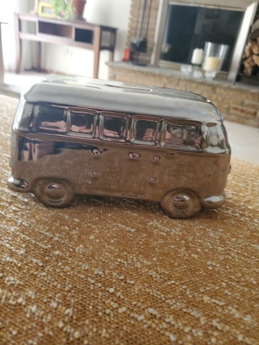 Volkswagen silver ceramic - volkswagen,