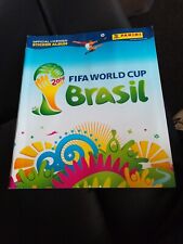 78 Page Panini Football World Cup 2014 Sticker Album About 80% Complete 