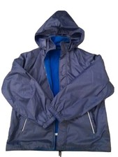 Boys Snowgoose reversible Blue Showerproof Coat/Jacket Age 11-12 VGC. 