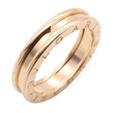 BVLGARI B-zero1 Ring, Single Band, 18K PG (Pink Gold), Men's and Women's, Gold