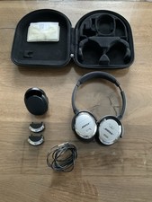 Bose QC 3 Noise Cancelling Wired On Ear Headphones 2 Batteries FREE POSTAGE