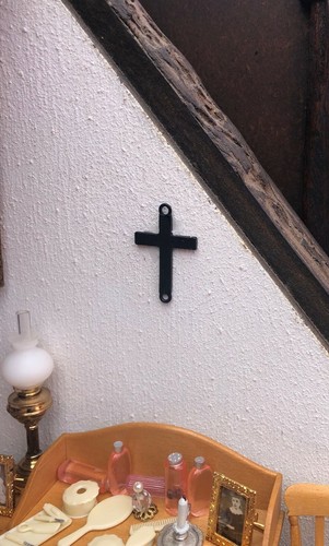 Wall crucifix dolls - crucifix,, house