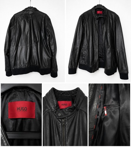 Mens hugo boss leather - hugo, jacket