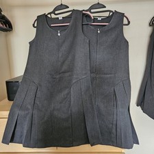 Tu 2 x BNWOT Grey School Dresses Age 12