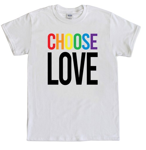 Choose love retro t - choose,