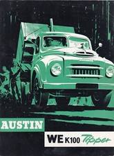 AUSTIN WEK100 TIPPER BROCHURE, PUBLICATION No. 1312/F.