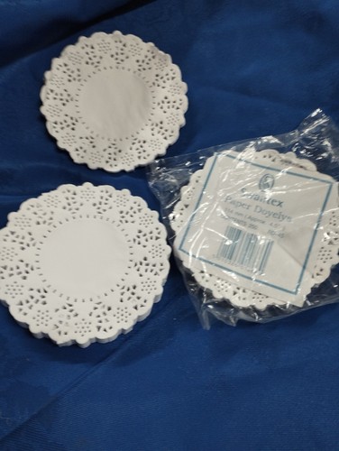 250x round paper lace doyleys - 250x,