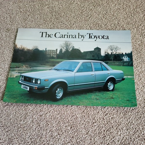 Toyota carina car - toyota, brochure