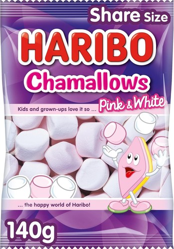 Haribo chamallows marshmallows - chamallows,