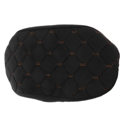 Black plush scooter seat - plush, cover