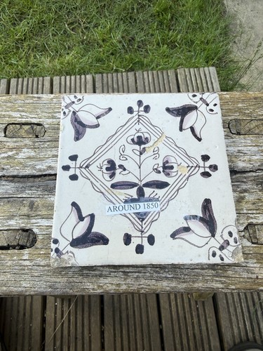 Antique dutch delft - dutch, tile
