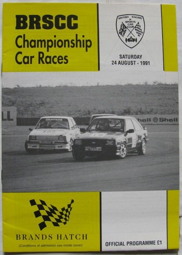 Brands hatch aug 1991 - hatch, brscc